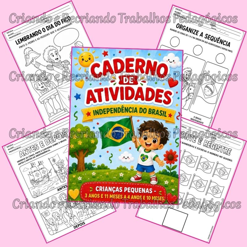 Caderno de Atividades - Independência do Brasil - 4ª Etapa Caderno de Atividades - Independência do Brasil - 4ª Etapa - Imagem 2