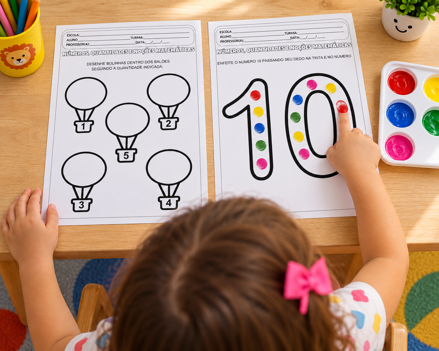 Caderno de Atividades – Números, Quantidades e Noções Matemáticas para Educação Infantil Caderno de Atividades – Números, Quantidades e Noções Matemáticas para Educação Infantil - Imagem 3