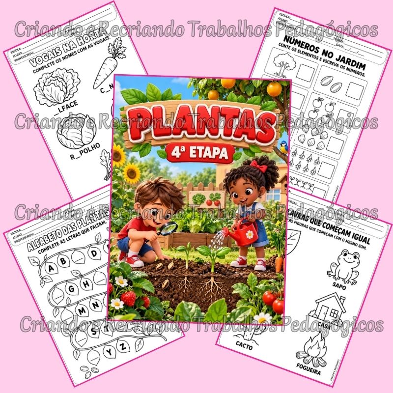 Caderno de Atividades – Plantas – 4ª Etapa Caderno de Atividades – Plantas – 4ª Etapa - Imagem 2