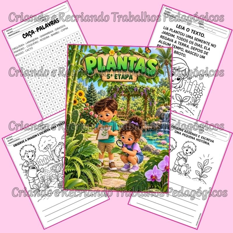 Caderno de Atividades – Plantas – 5ª Etapa Caderno de Atividades – Plantas – 5ª Etapa - Imagem 3