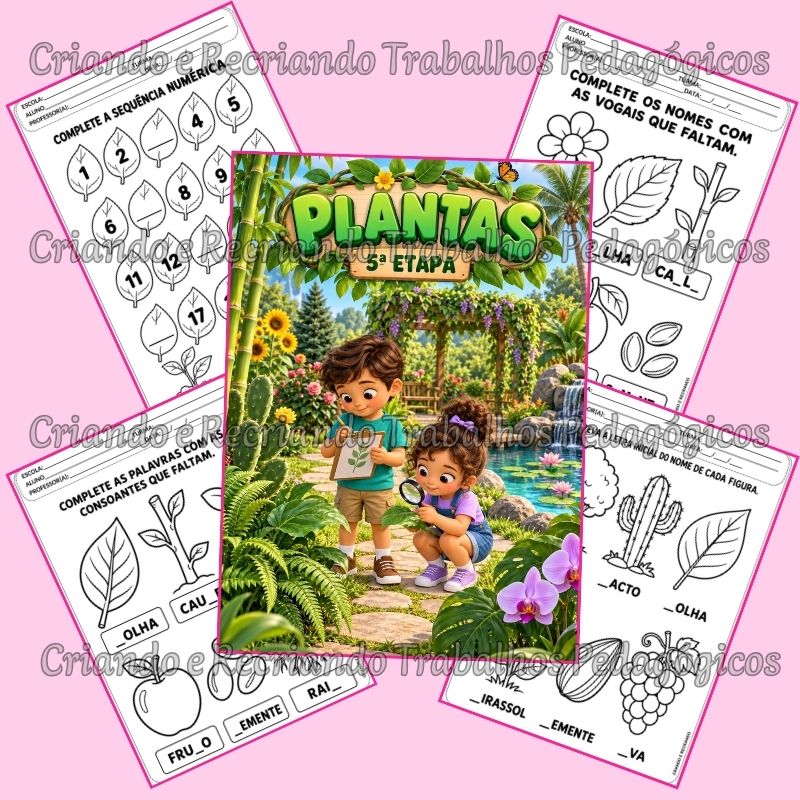 Caderno de Atividades – Plantas – 5ª Etapa Caderno de Atividades – Plantas – 5ª Etapa - Imagem 2