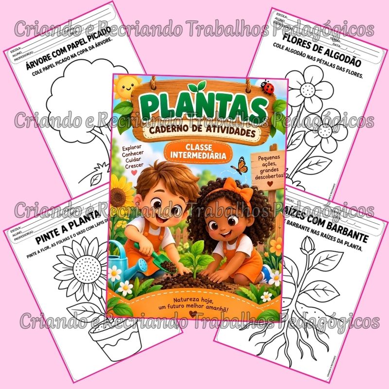 Caderno de Atividades – Plantas – Classe Intermediária Caderno de Atividades – Plantas – Classe Intermediária - Imagem 2
