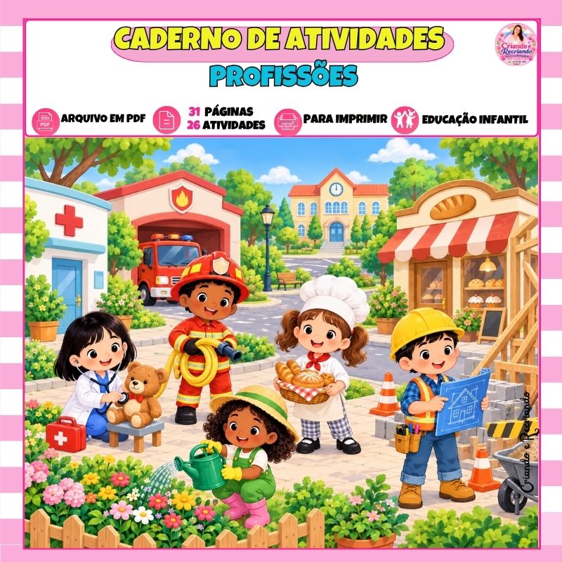 Caderno de Atividades – Profissões para Educação Infantil