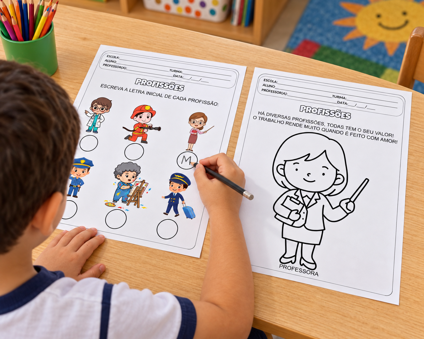 Caderno de Atividades – Profissões para Educação Infantil Caderno de Atividades – Profissões para Educação Infantil - Imagem 3