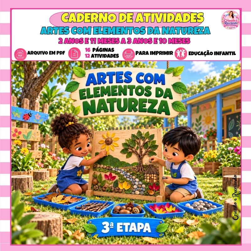 Caderno de Atividade – Artes com Elementos da Natureza – 3ª Etapa