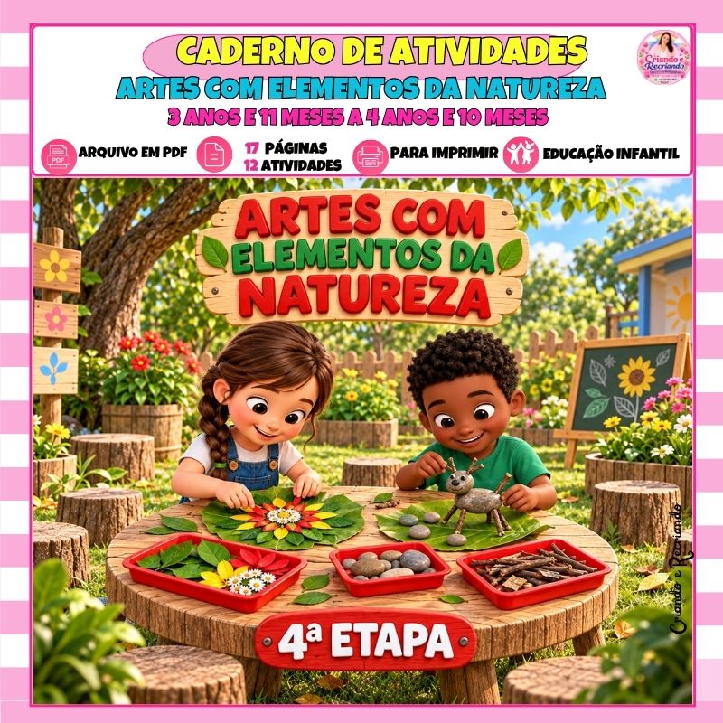Caderno de Atividade – Artes com Elementos da Natureza – 4ª Etapa