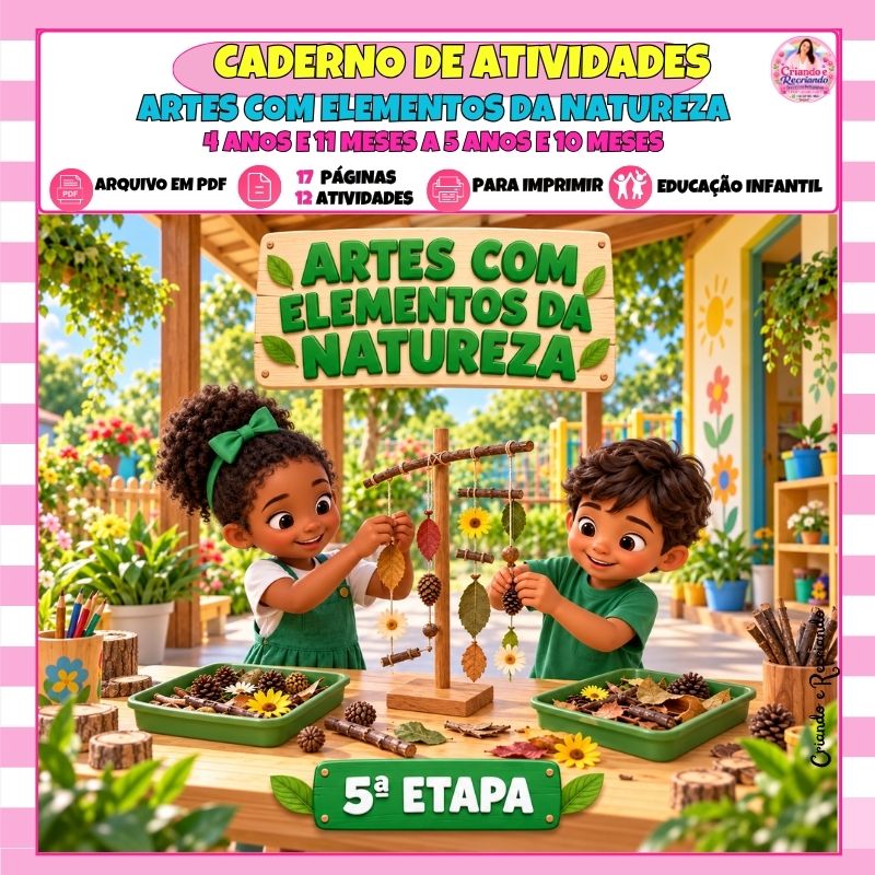 Caderno de Atividade – Artes com Elementos da Natureza – 5ª Etapa