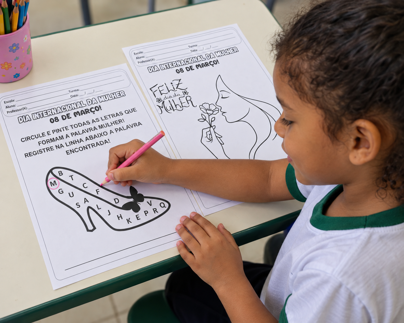 Caderno de Atividades Dia da Mulher – Educação Infantil Caderno de Atividades Dia da Mulher – Educação Infantil - Imagem 3