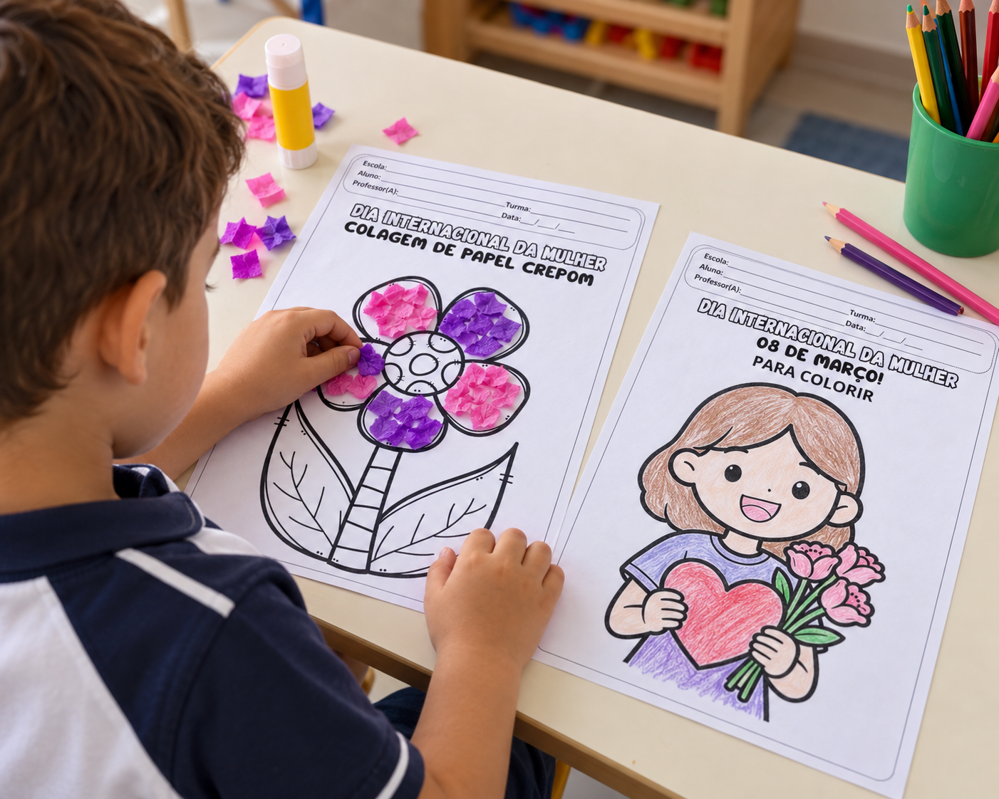 Caderno de Atividades Dia da Mulher – Educação Infantil Caderno de Atividades Dia da Mulher – Educação Infantil - Imagem 2