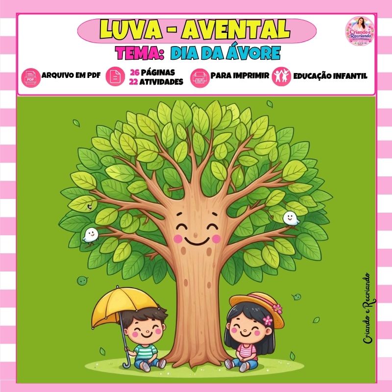Luva e Avental - Dia da Árvore