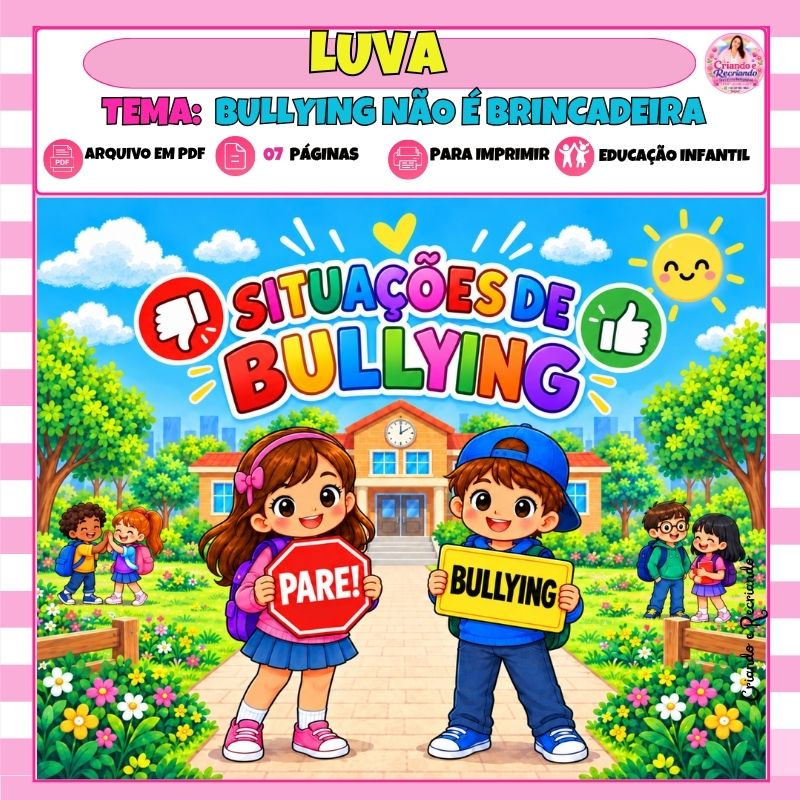 Luva Bullying Não é Brincadeira