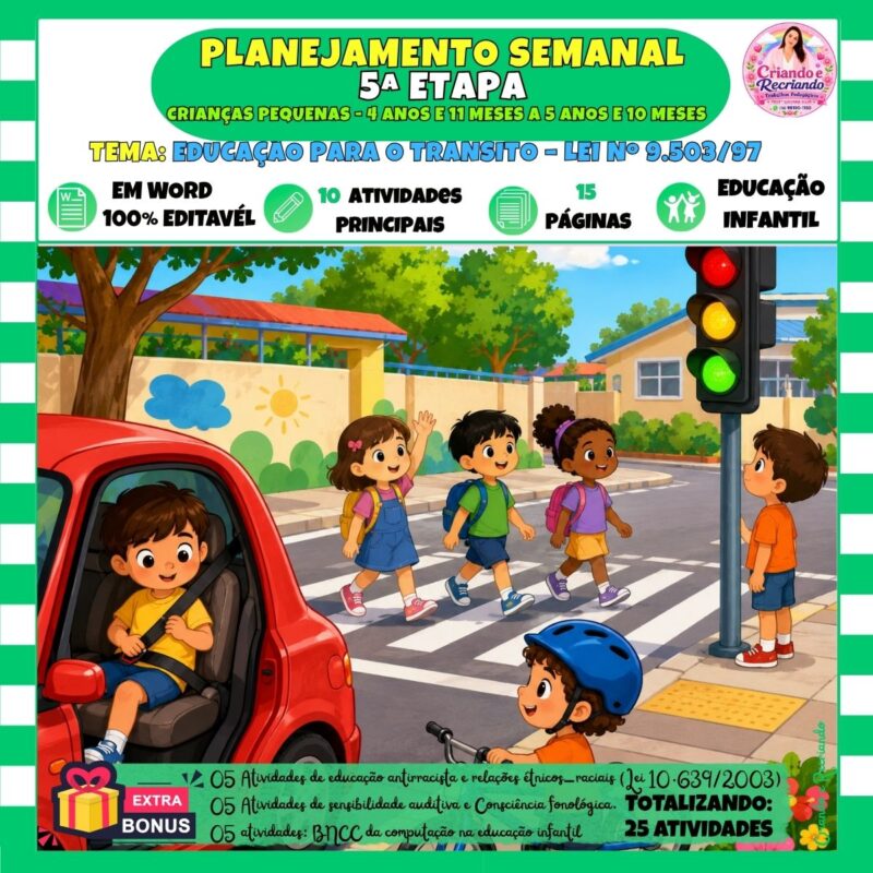 Planejamento 5ª Etapa Educação para o Trânsito