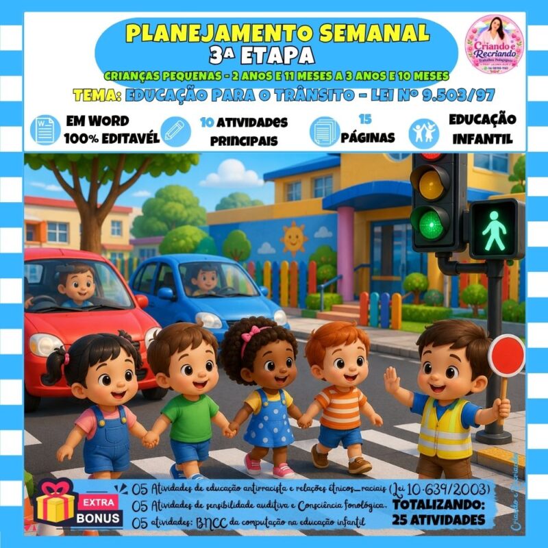 Planejamento 3ª Etapa – Educação para o Trânsito